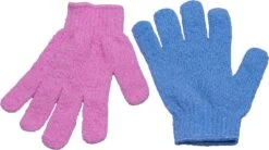 Nesto’s® Scrub Handschoenen - Scrubhandschoen - Washand - Lichaam - Gezicht - Kessa - 2 Stuks