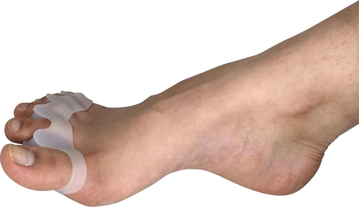 Scarlet Health | Teenspreider "Spreader III"; 1 Paar (2 Stuks) Gelhouder Van Zachte Siliconen; 5-teen Spreider Voor Hallux Valgus, Hamertenen, Kogelvormige Tenen. Vaandel - Afbeelding 5