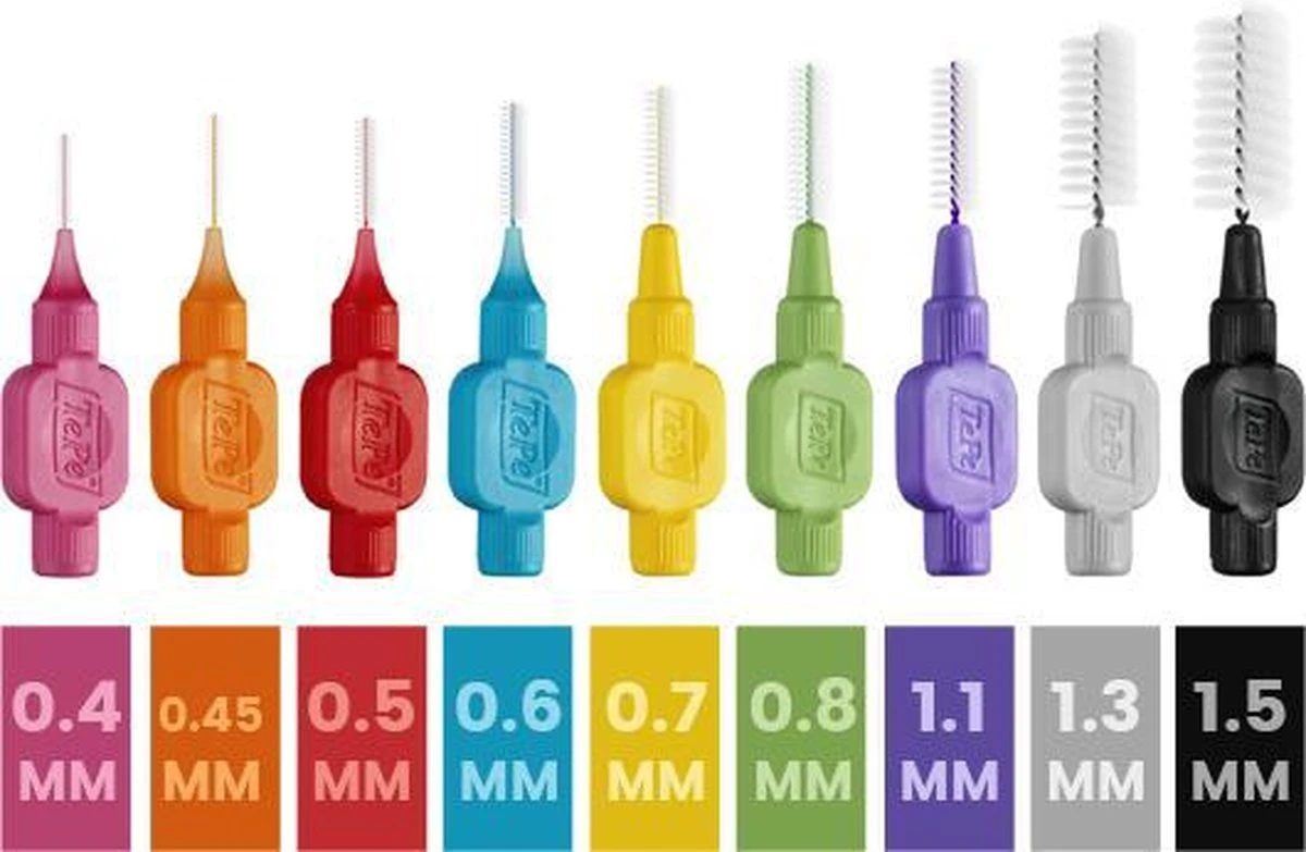 Tepe Interdentale Rager Origineel 0.45 Mm Oranje - 25 Stuks - Afbeelding 2