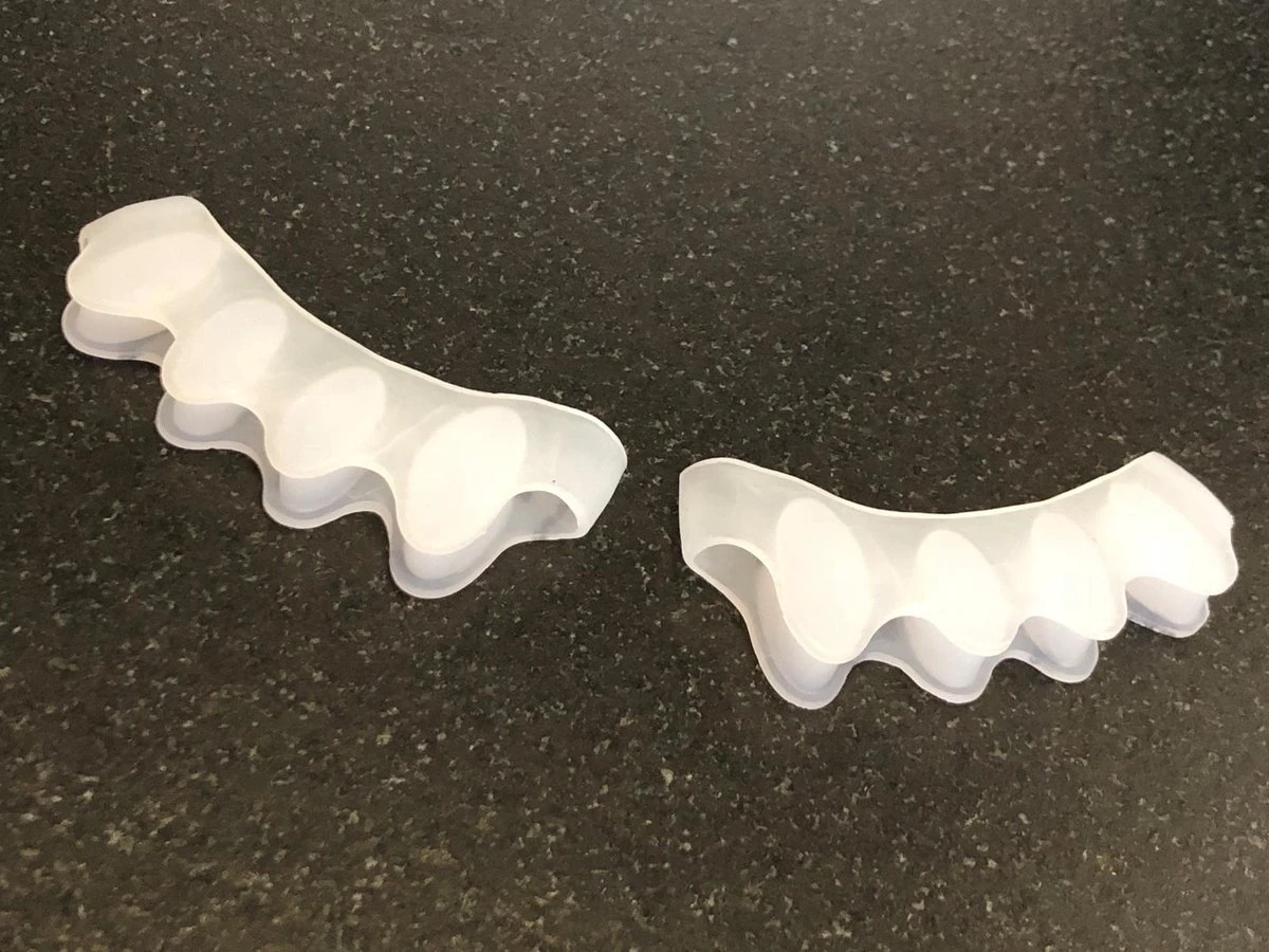 Scarlet Health | Teenspreider "Spreader III"; 1 Paar (2 Stuks) Gelhouder Van Zachte Siliconen; 5-teen Spreider Voor Hallux Valgus, Hamertenen, Kogelvormige Tenen. Vaandel - Afbeelding 2