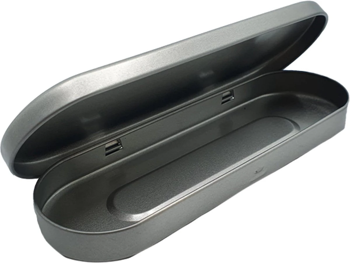 ODaani Tongschraper Met Luxe Opbergcase - Mondverzorging – Tongreiniger – Zilverkleurig - Afbeelding 2