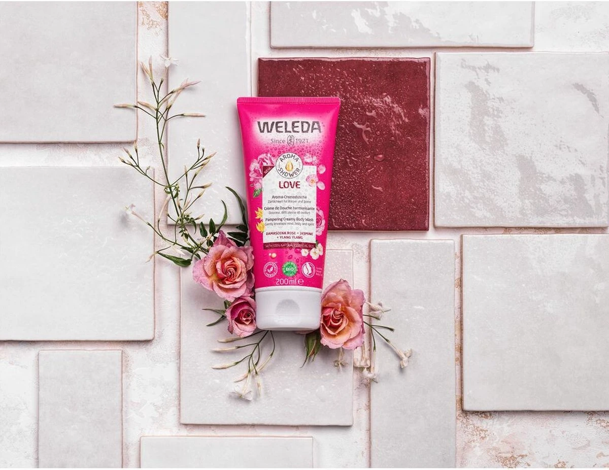 Weleda Aroma Shower Love Douchecrème - Afbeelding 3