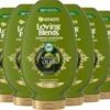 Garnier Loving Blends Conditioner - Mytische Olijf - Gevoelig Tot Zeer Droog Haar - 6 X 250 Ml - Voordeelverpakking