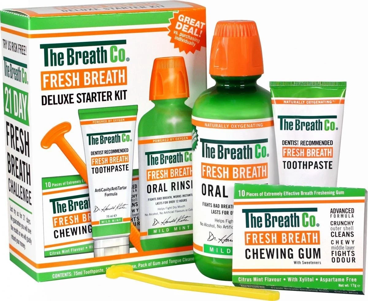 The Breath Co Mondwater - Mild Mint 500ML - Tegen - Slechte Adem - Droge Mond - Ontstoken Tandvlees - Afbeelding 2