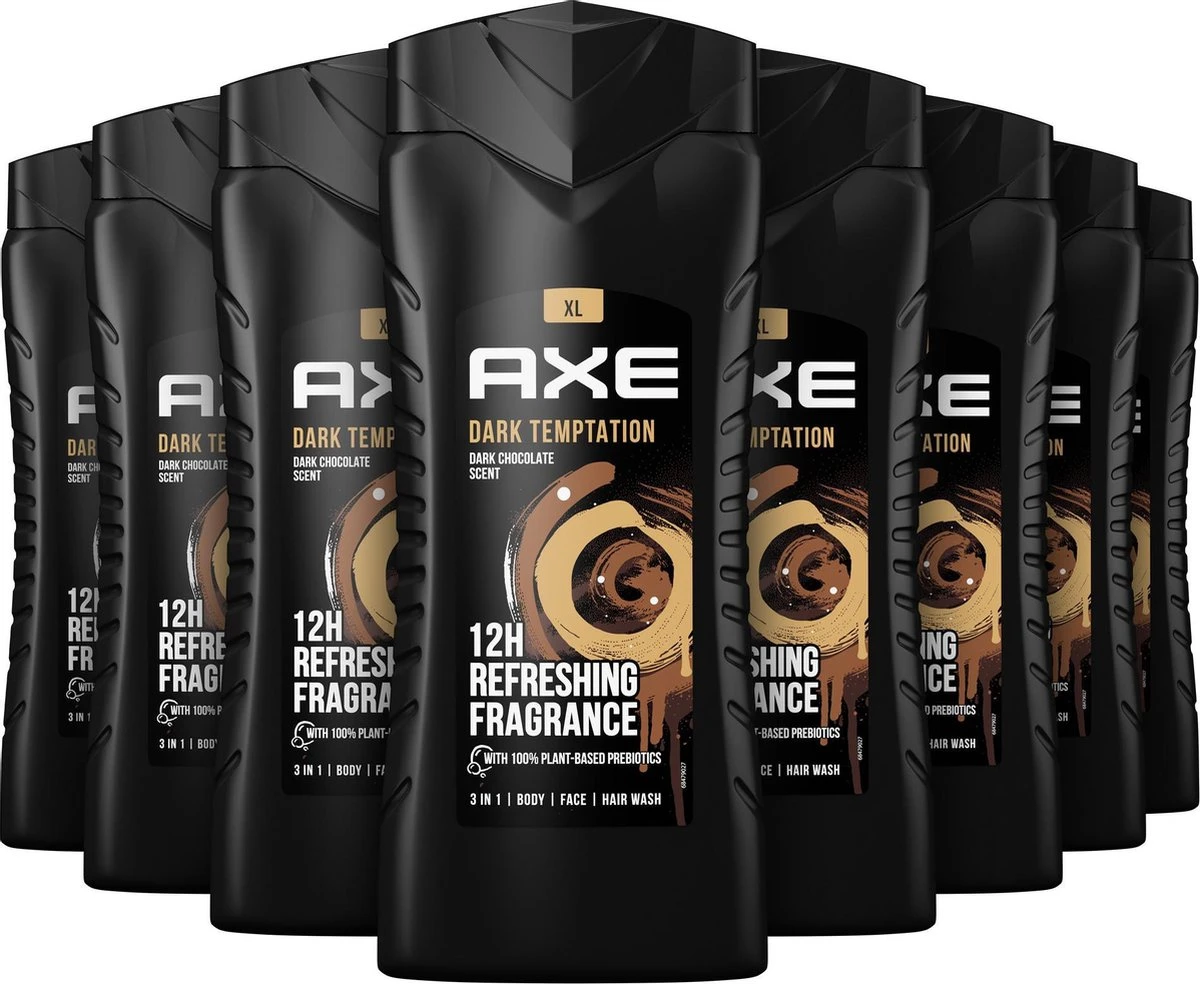 Axe Dark Temptation Douchegel - 6 X 400 Ml - Voordeelverpakking - Afbeelding 2