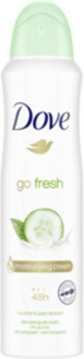 Dove Go Fresh Anti-transpirant Deodorant Spray Cucumber - 6 X 150 Ml - Voordeelverpakking - Afbeelding 6