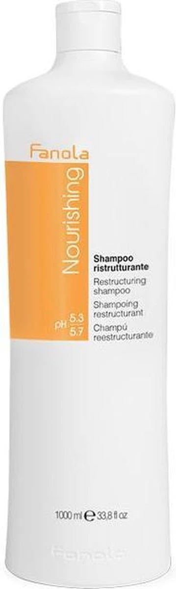 Fanola - Nourishing Restructuring Shampoo Shampoo For Dry And Brittle Hair 1000Ml - Afbeelding 4