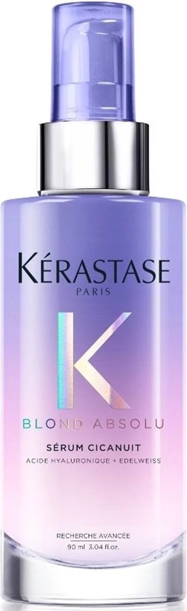 Kérastase Blond Absolu Sérum Cicanuit - Intens Hydraterend Nachtserum Voor Poreus En Ontkleurd Haar - 90 Ml