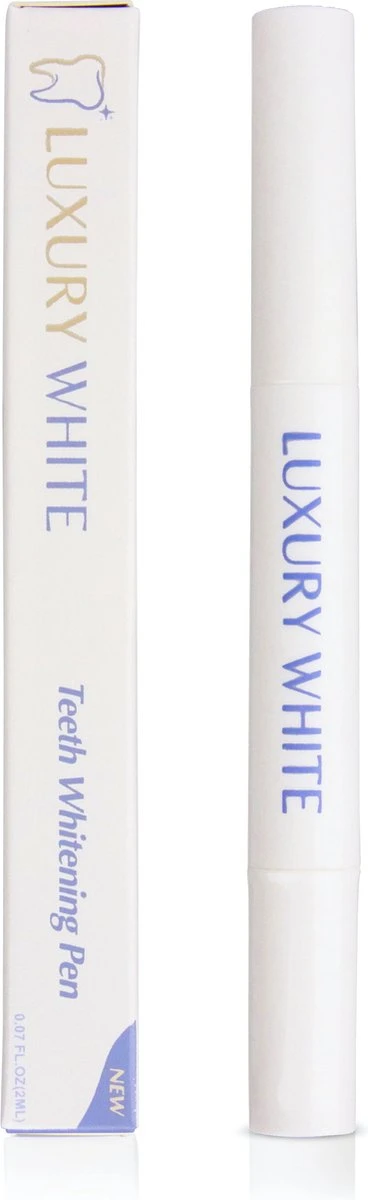 Luxury White- Whitening Pen -Thuis Tanden Bleken - 100% Veilig - Geen Peroxide - Afbeelding 4