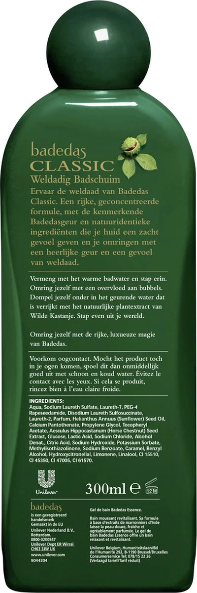 Badedas Classic Badschuim 4 X 300 Ml - Voordeelverpakking - Afbeelding 4