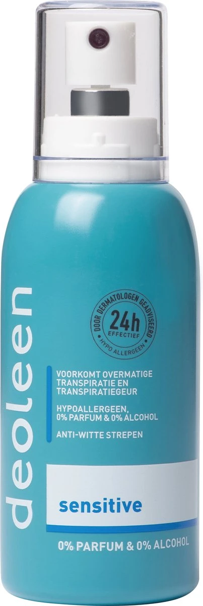 Deoleen Anti-transpirant - Pompspray Sensitive - Deodorant - 75 Ml