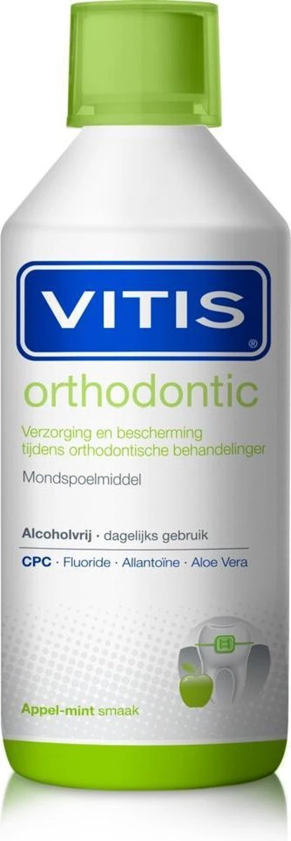 3x Vitis Orthodontic Mondwater 500 Ml - Afbeelding 3
