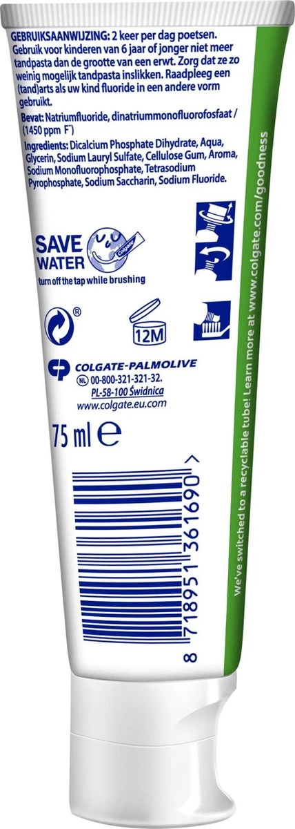 Colgate® Colgate Caries Protection Tandpasta - 6 X 75 Ml - Voordeelverpakking - Afbeelding 7