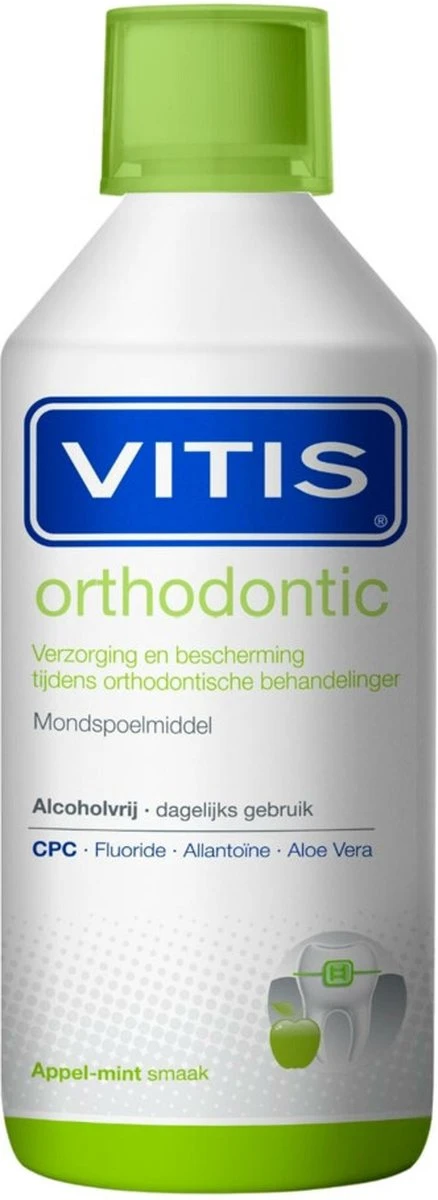 3x Vitis Orthodontic Mondwater 500 Ml - Afbeelding 4
