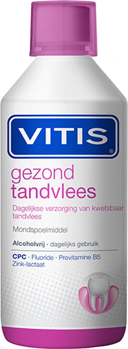 Vitis Gezond Tandvlees Mondspoelmiddel 3x500ml