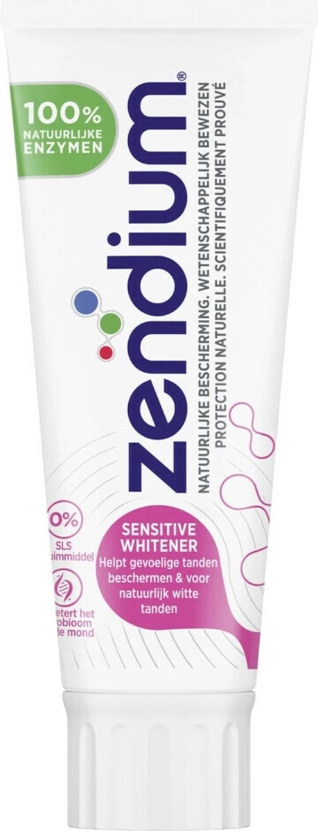 Zendium Sensitive Whitening Tandpasta - 12 X 75 Ml - Voordeelverpakking - Afbeelding 8