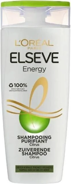 L'Oréal Paris Elsève Energie - Shampoo 250 Ml - Normaal Haar Dat Snel Vet Wordt