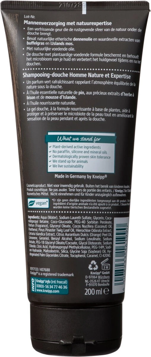 Kneipp Men - Nature Feeling - Douche 2-in-1 - Afbeelding 5