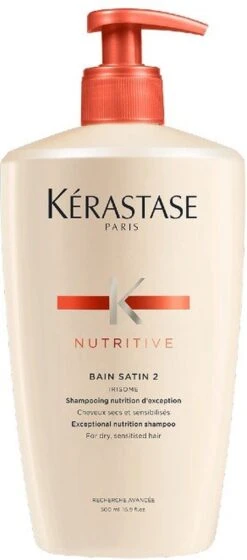 Kérastase Nutritive Bain Satin 2 Shampoo - 500 Ml - Droog/Gevoelig Haar