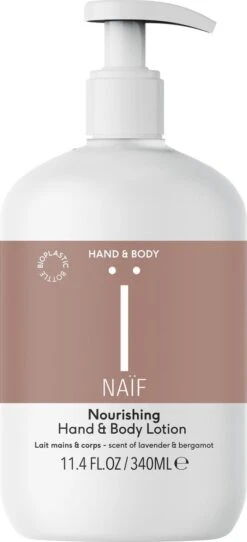 Naïf Verzorgende Handlotion – Plasticvrij – Handverzorging - 340ml - Met Natuurlijke Ingrediënten