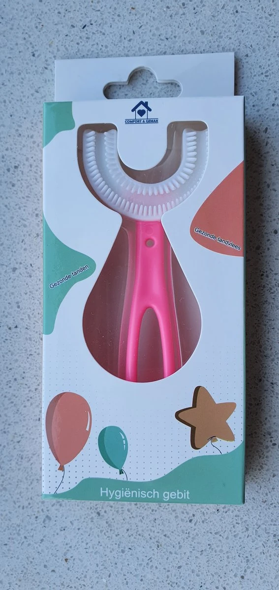 Tandenborstel Voor Kinderen - Eenvoudig, Hygiënisch En De Oplossing Voor Tandenpoetsen Bij Kinderen - BPA Vrij - ROZE - 2 Tot 6 Jaar - Afbeelding 4