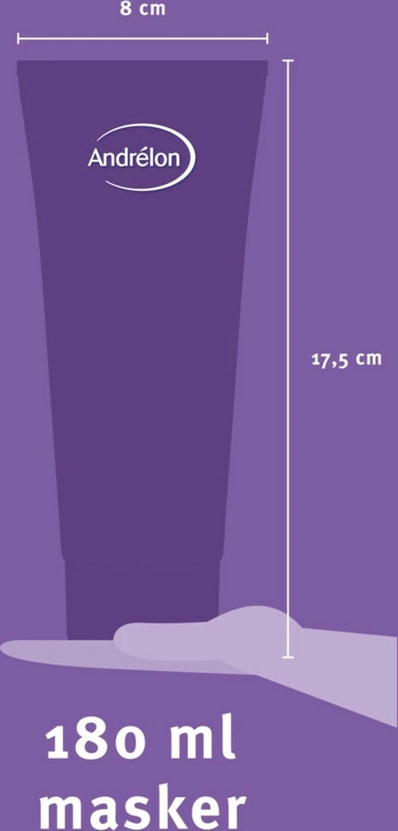 Andrélon Kokos Boost Haarmasker - 1 Minuut WOW Masker - 6 X 180 Ml – Voordeelverpakking - Afbeelding 3