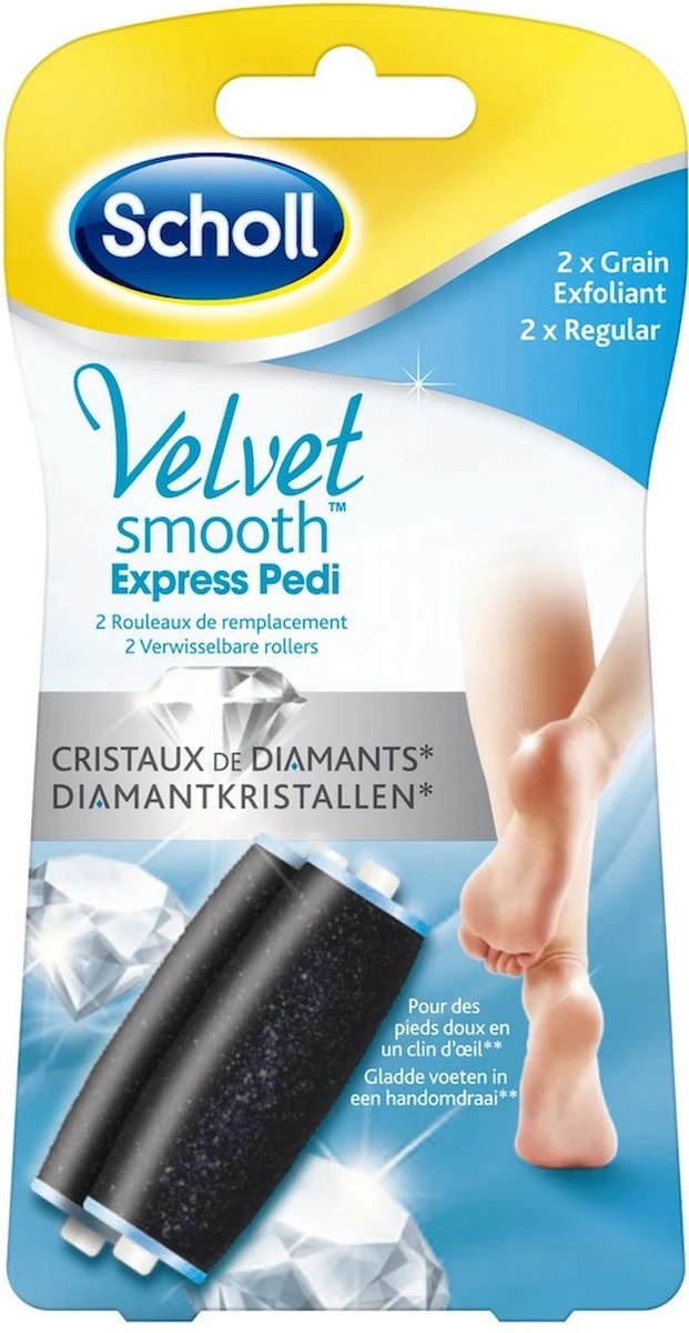 Scholl Velvet Smooth - Navulling Eeltverwijderaar - Regular - Voetvijl - 2 Stuks