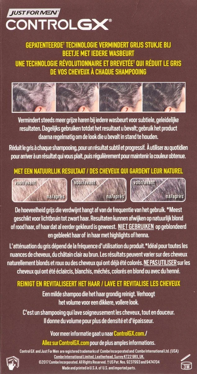 Just For Men CONTROL GX - Shampoo - 147ml - Afbeelding 6