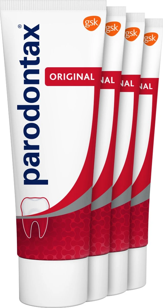 Parodontax Original - Tandpasta - Tegen Bloedend Tandvlees - 4x75 Ml - Afbeelding 5