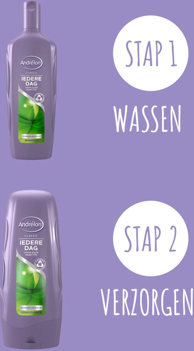 Andrélon Classic Iedere Dag Conditioner - 6 X 300 Ml - Voordeelverpakking - Afbeelding 4