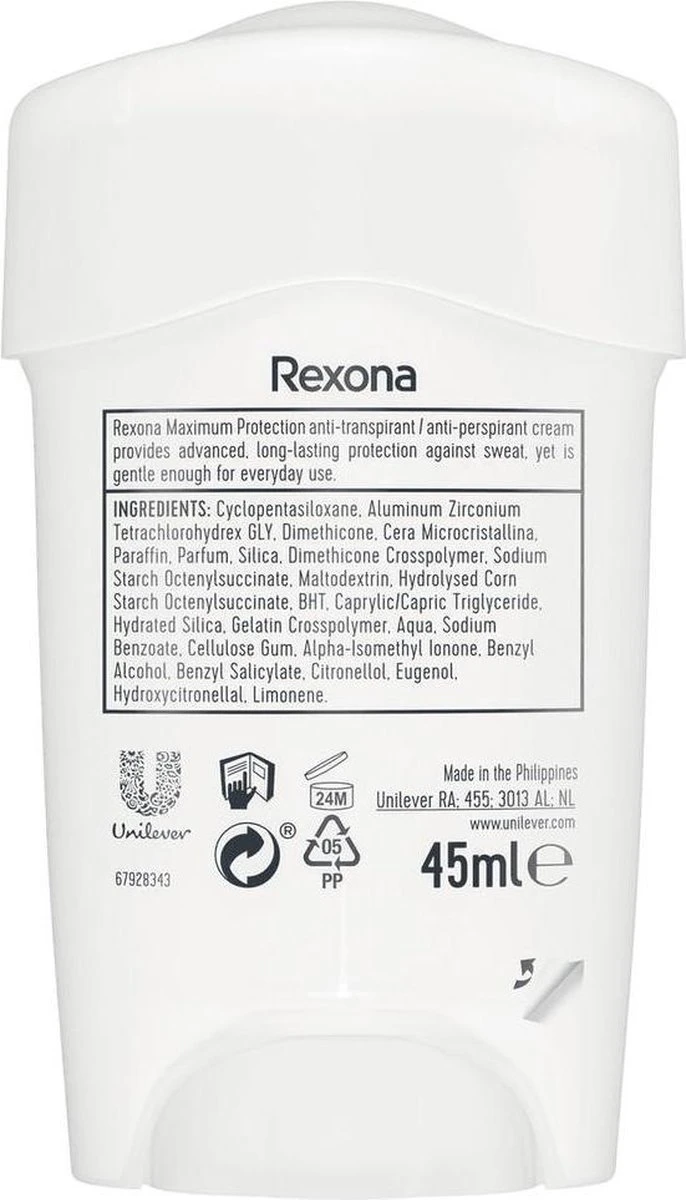 Rexona Women Maximum Protection Clean Scent Anti-transpirant Stick - 45 Ml - Afbeelding 8