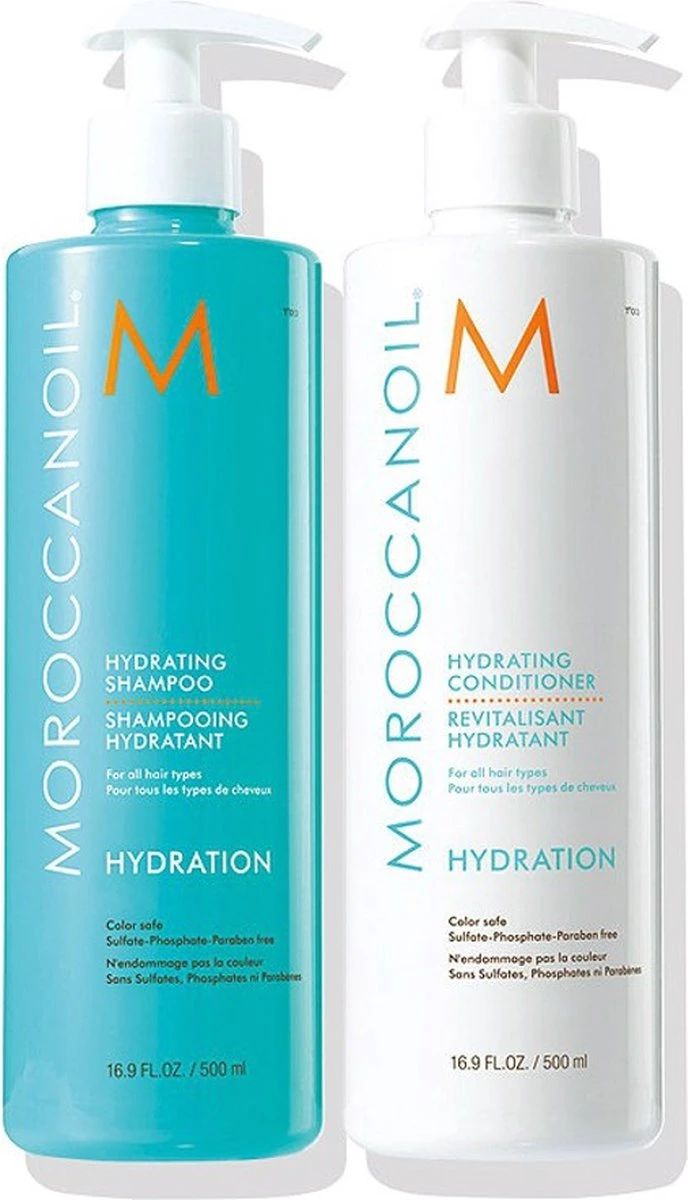 Moroccanoil Hydration Duo - Shampoo 500 Ml + Conditioner 500 Ml