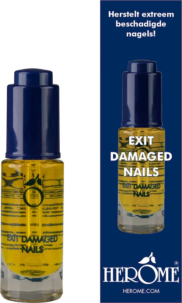 Herome Exit Damaged Nails Nagelolie – Amandelolie Met Vitamines En Mineralen Verbetert En Herstelt De Nagels - 7 Ml. - Afbeelding 9