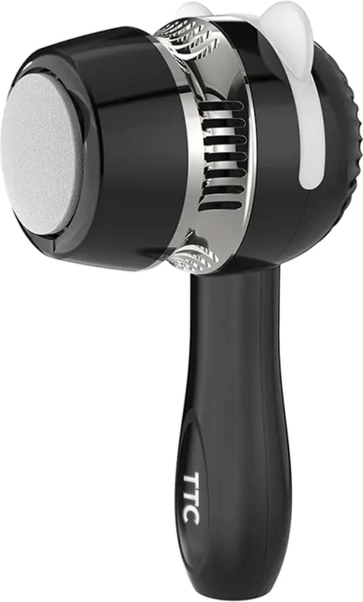 TTC - Elektrische Eeltverwijderaar - Stofzuigfunctie - 3 Snelheden - Inclusief 3 Vijlschijven & Borstel USB-Oplaadbaar -- Voetverzorging - Voetvijl Elektrisch - Pedicureset Elektrisch Voeten -Moederdag