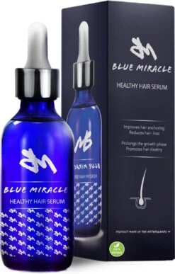 Blue Miracle Haarserum – Serum – Haargroei Serum – Haaruitval - 100% Vegan – 100 ML