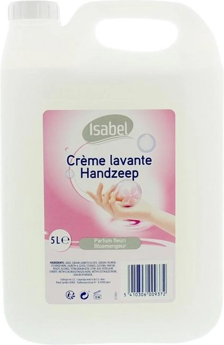 Isabel - Handzeep - Navulling - Dispenser Of Pompje - 5 Liter - Voordeelverpakking - Afbeelding 2