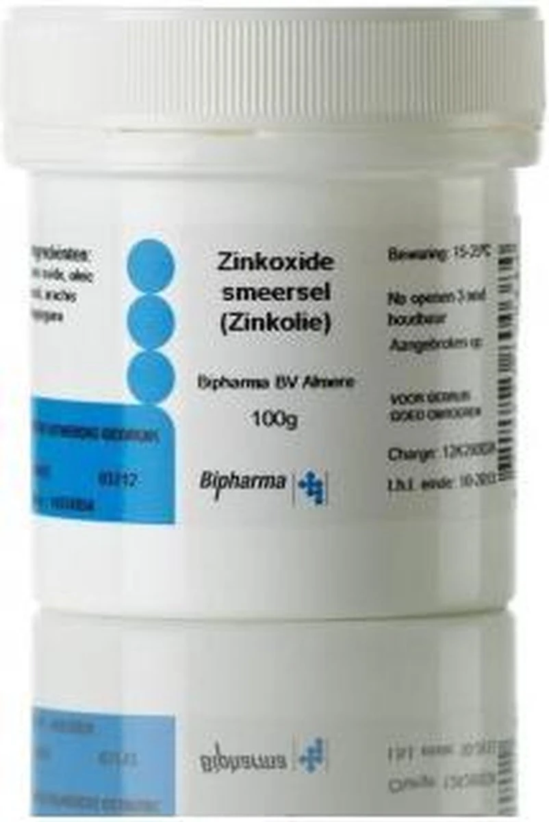 Zinkoxidesmeersel Zinkolie