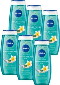 NIVEA Frangipani & Oil Douchegel - 6 X 250 Ml - Voordeelverpakking