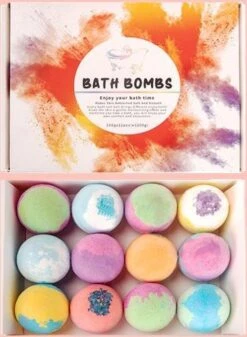 BathQueen XXL Bruisballen - 12 Unieke Geuren - 100 Gram Per Stuk