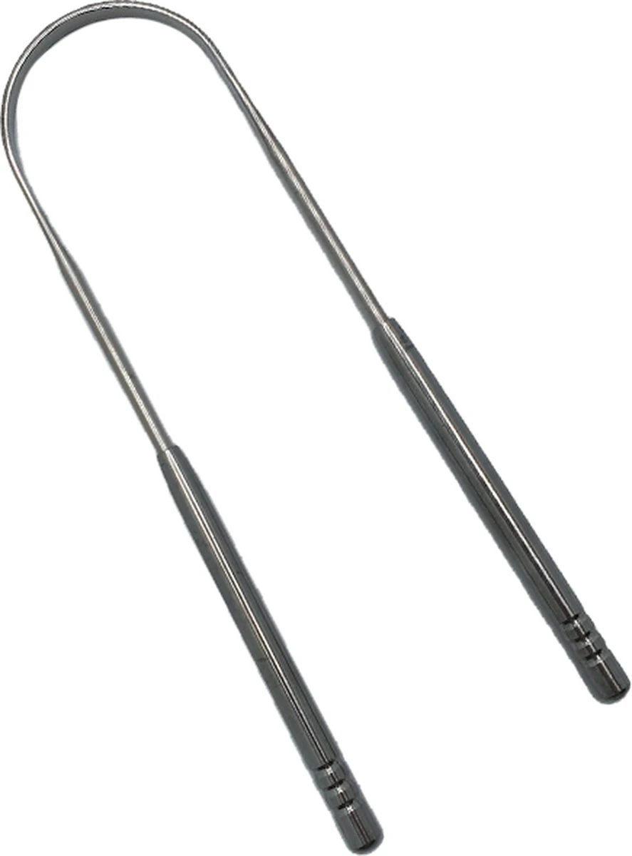 ODaani Tongschraper Met Luxe Opbergcase - Mondverzorging – Tongreiniger – Zilverkleurig - Afbeelding 3
