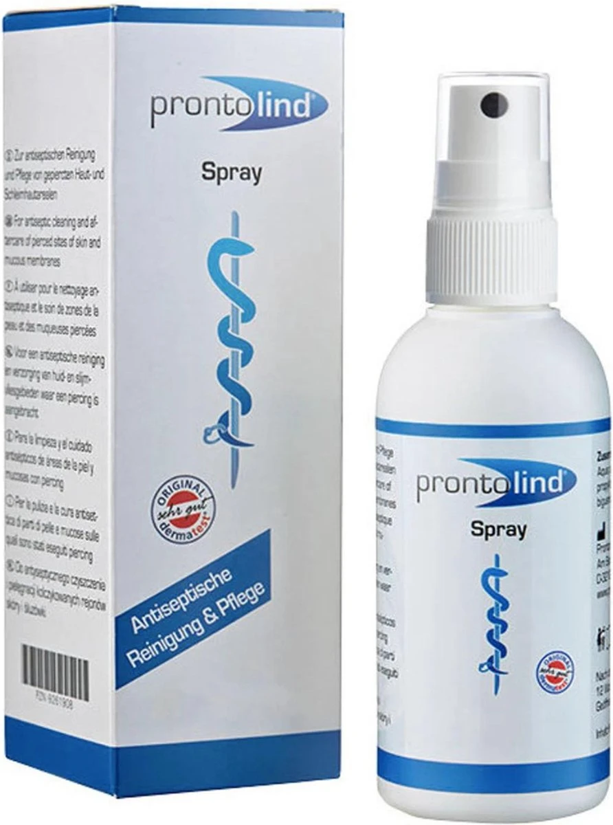Prontolind Piercing Spray - 75ml - Piercing Aftercare - Piercing Nazorg - Sterilon - Piercing Verzorging