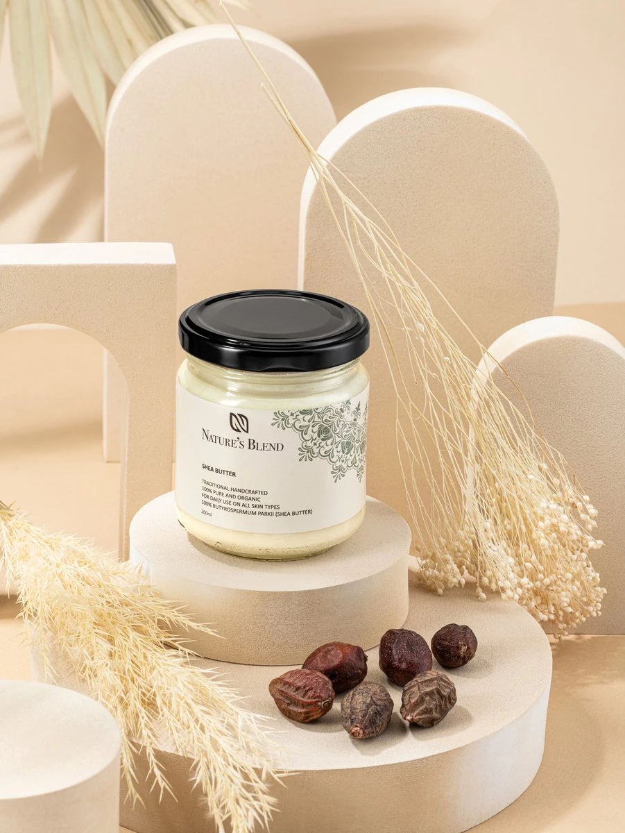 Nature's Blend - Shea Butter - Puur & Ongeraffineerd - 200 Ml - Huid En Lichaam - Afbeelding 4