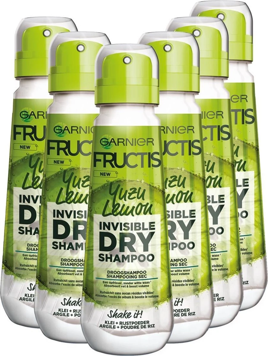Garnier Fructis Compressed Droogshampoo Lemonade - 6 X 100 Ml