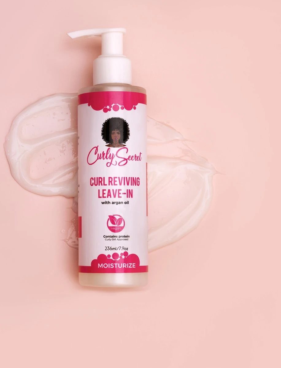 Curly Secret - Haarcrème - Curl Reviving Leave-in - Krullen - CG Methode - Krullend Haar