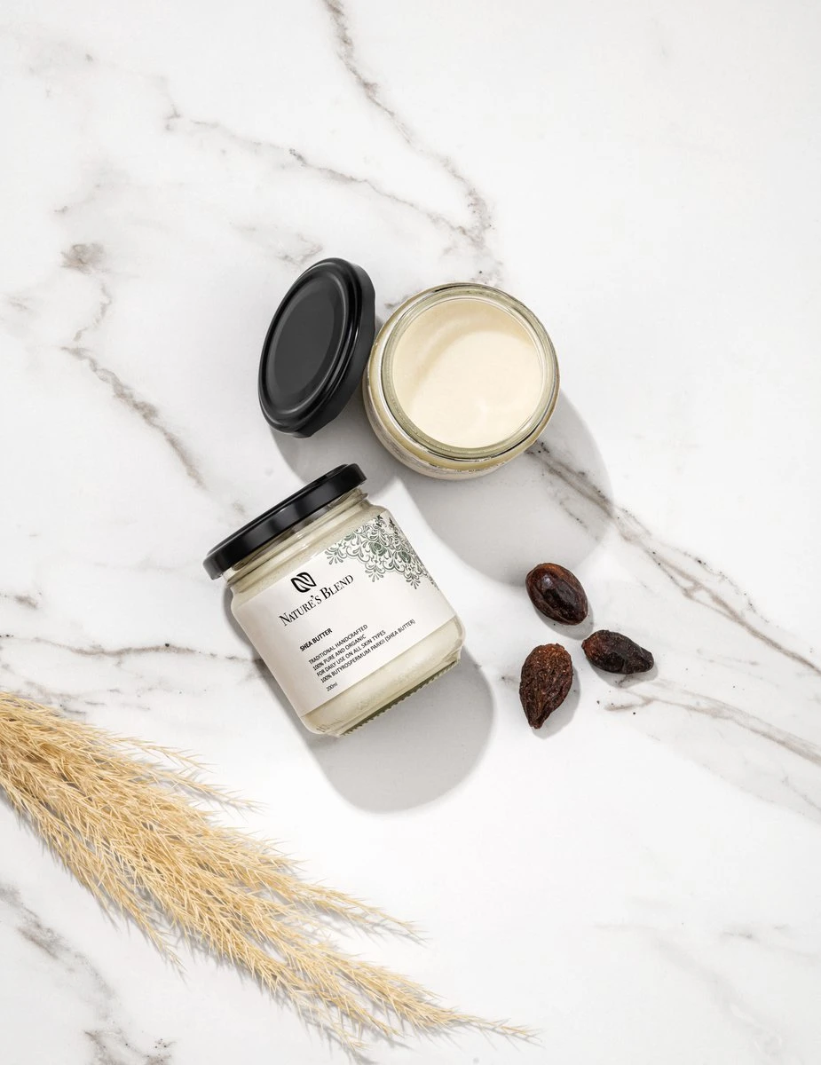 Nature's Blend - Shea Butter - Puur & Ongeraffineerd - 200 Ml - Huid En Lichaam - Afbeelding 5