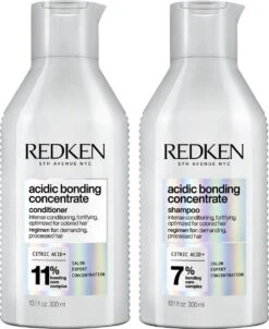 Redken Acidic Bonding Concentrate Shampoo 300ml + Conditioner 300ml - Voordeelverpakking